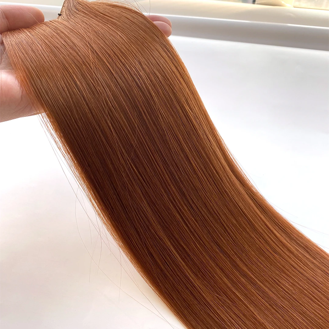 Solace Seamless COWBOY COPPER extension swatch — professional stylist alternative to IBE®, JZ Styles , BELLA DONNA , AQUA PRO HAIR and Bellami.